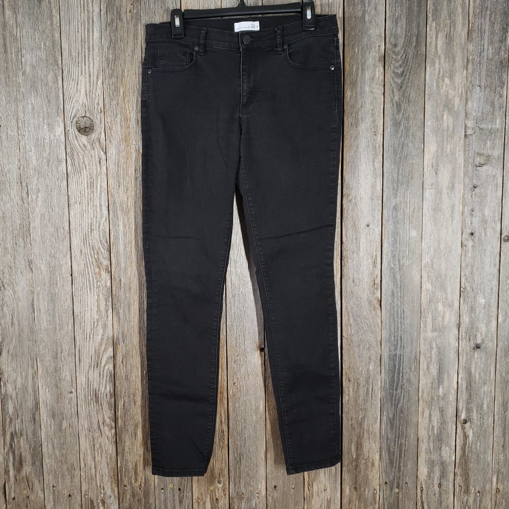 Loft 6 28 Women's Black Modern‎ Skinny Jeans
